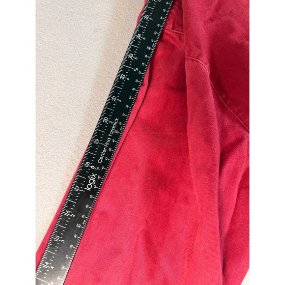 Vintage Polo Ralph Lauren Mens XL Red Harrington Jacket Corduroy Collar Plaid - Picture 9 of 11